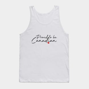 Proud to be Canadian Tank Top